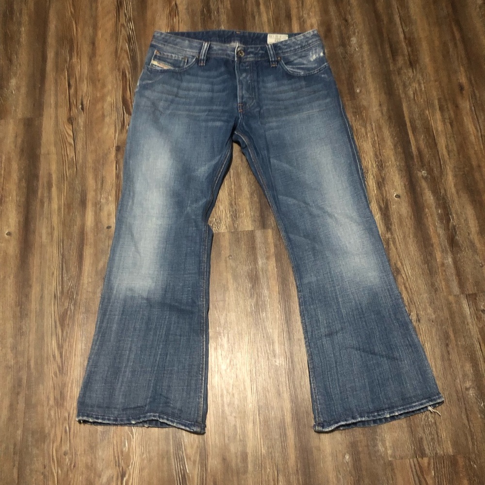 Diesel Men's Classic Blue Bootcut Jeans